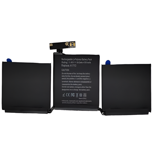 MacBook Pro 13-inch A1713 Laptop Battery Replacement A1708 Compatible Battery